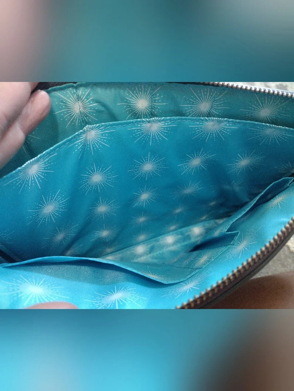 Rodan + fields Gray Strap Makeup Bag
